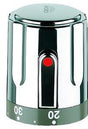 GROHE Temperaturwählgriff 47255 Basis chrom – mit SafeStop Sicherheitssperre bei 38 °C