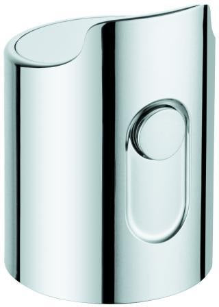 GROHE Griff 47920 Chrom – Verchromter Kunststoffgriff mit Temperatursperre für Sanitär-Armaturen