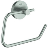 GROHE Essentials WC-Papierhalter ohne Deckel, Metall Chrom, verdeckte Befestigung