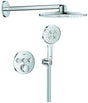 GROHE Grohtherm SmartControl Duschsystem Unterputz 3 Absperrventile Rainshower SmartActive chrom rund