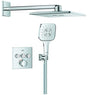GROHE Grohtherm SmartControl Duschsystem Unterputz eckig 3 Absperrventile Chrom