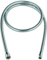 GROHE Metallbrauseschlauch 1400 mm mit Spiral-Optik und konischer Kupplung – Chrom