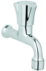 GROHE Costa Auslaufventil DN15 Wandmontage – verchromt, wärmeisolierte Metallgriffe, Mousseur