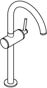 GROHE Atrio Einhand-Waschtischbatterie XL-Size Chrom – schwenkbarer Auslauf & SilkMove