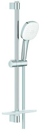 GROHE Brausestangenset Tempesta Cube 110 2 Strahlarten 600 mm Chrom mit Ablage