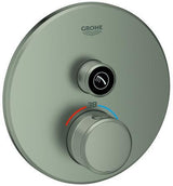 GROHE Grohtherm SmartControl Unterputz-Thermostat 1 Absperrventil rund hard graphite