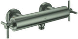 GROHE Atrio 2-Griff-Brausebatterie Wandmontage Kreuzgriffe Chrom – 26895