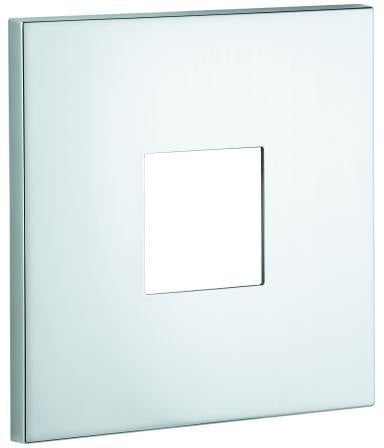 GROHE Rosette 48430 eckig für Einhandmischer-Fertigmontagesets in Chrom