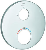 GROHE Rosette 49244 rund für THM-FMS – Chrom, Metall, 6° ausrichtbar