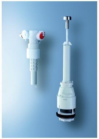 GROHE Servo-Set Austauschgarnitur 43907 mit Füllventil und Ablaufventil für Keramik-Spülkästen