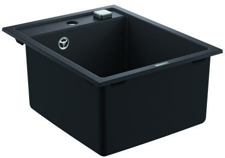 GROHE K700 Kompositspüle 1 Becken 400x500mm granit grau – Quartzkomposit, Whisper, FastFixation