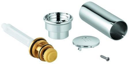 GROHE Umstellknopf 46485 für Wanneneinlauf 3-Loch-Wannenkombination, Chrom