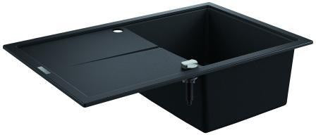 GROHE K400 Kompositspüle 1 Becken 780x500mm mit Abtropffläche granit grau