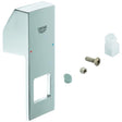 GROHE Hebel 46802 Chrom – Armaturengriff mit rot/blauer Temperaturanzeige