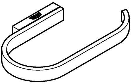 GROHE Selection WC-Papierhalter ohne Deckel, Wandmontage, verchromt, Metall