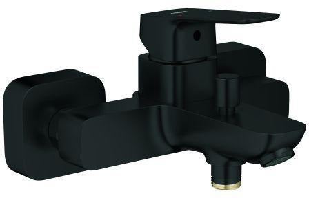 GROHE Cubeo Einhand-Wannenbatterie Wandmontage Chrom – SilkMove & Rückflussverhinderer