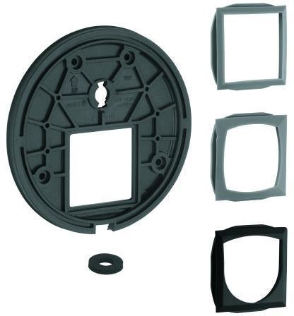 GROHE Montageplatte 48438 für Einhandmischer-Fertigmontagesets mit 2-Wege Umstellung