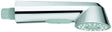 GROHE Spülbrause 46769 mit Long-Life Oberfläche in Chrom, 2 Strahlarten, Antikalk