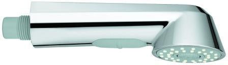 GROHE Spülbrause 46769 mit Long-Life Oberfläche in Chrom, 2 Strahlarten, Antikalk
