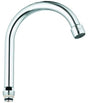 GROHE Auslauf 13219 chrom – C-Auslauf mit Schaumstrahldüse, drehbar, Messing verchromt