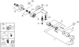 GROHE Concetto Einhand-Wannenbatterie für Wandmontage – eigensicher, chrom