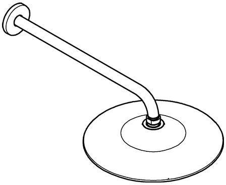 GROHE Kopfbrauseset Euphoria 260 mit 380 mm Brausearm, 3 Strahlarten, Chrom