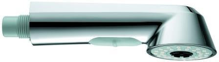 GROHE Spülbrause 46789 chrom – 2 Strahlarten, Antikalksystem & Rückflussverhinderer
