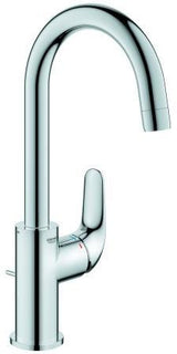 GROHE Euroeco Einhand-Waschtischbatterie L-Size mit Zugstangen-Ablaufgarnitur Chrom