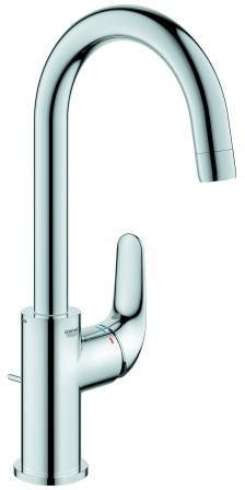 GROHE Euroeco Einhand-Waschtischbatterie L-Size mit Zugstangen-Ablaufgarnitur Chrom