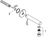 GROHE Concetto Wanneneinlauf Wandmontage, Ausladung 170 mm, Chrom, mit Mousseur