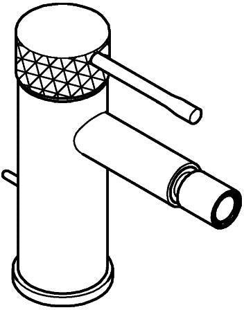 GROHE Essence Einhand-Bidetbatterie 24178_1 crafted cool sunrise gebürstet