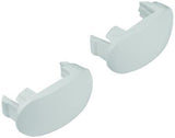 GROHE Abdeckkappe 02490 für Absperr- und Temperaturwählgriff, 2 Stück, Weiß
