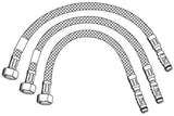 GROHE Anschlussschlauchset 43566 für Eurodisc SE Selbstschluss-Brausethermostat Chrom