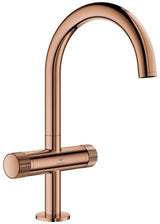 GROHE Atrio Private Collection Waschtisch-Einlochbatterie L-Size mit Knopfbetätigung und EcoJoy in Chrom