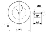GROHE Wandrosette 440432 für Eichelberg UP-Brausebatterie MultiFlow in Chrom