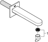 GROHE Wanneneinlauf Plus 13404_3 Wandmontage 168 mm Chrom – Laminarstrahlregler