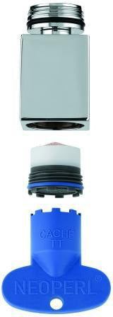 GROHE Kugelgelenk-Mousseur 46791 – Strahlregler mit Außengewinde M 16,5 x 1, PCA 5,0 l/min, chrom
