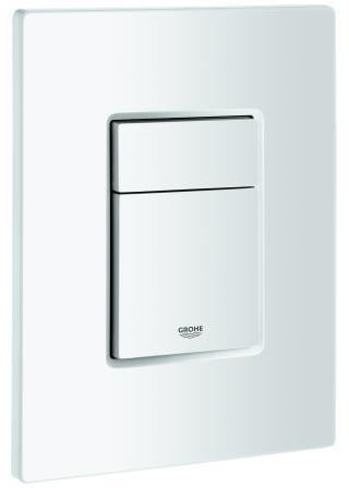 GROHE Abdeckplatte 42371 mit Drucktaste – Chrom, WC-Betätigungsplatte