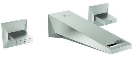 GROHE Allure Brilliant 3-Loch-Waschtischbatterie Wandmontage 161 mm chrom