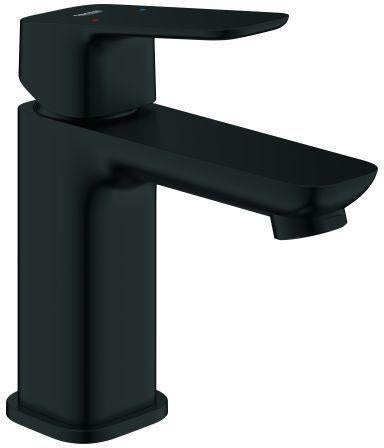 GROHE Cubeo Einhand-Waschtischbatterie S-Size mit Zugstangen-Ablaufgarnitur und SilkMove-Technologie in Chrom