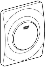 GROHE Surf Urinal-Betätigung 38808 FMS – Manuelle Auslösung, 116 x 144 mm, Chrom