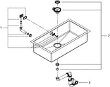 GROHE K700 Edelstahlspüle 1 Becken 864 x 464 mm – Unterbau & Aufliegend