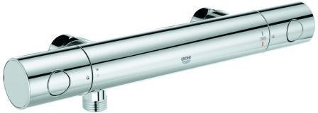 GROHE Grohtherm 800 Cosmopolitan Thermostat-Brausebatterie – Wandmontage, chrom, SafeStop