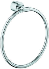 GROHE Handtuchring Atrio 40887 – Verchromter Wand-Handtuchring mit verdeckter Befestigung
