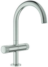 GROHE Atrio Private Collection Waschtisch-Einlochbatterie L-Size mit Knopfbetätigung und EcoJoy in Chrom