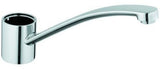 GROHE Auslauf 13205 Chrom – Drehbarer Messing-Auslauf mit verchromter Oberfläche