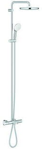 GROHE Tempesta System 250 Duschsystem mit Thermostat-Wannenbatterie, Chrom