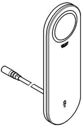 GROHE Pre-Set Bedienpaneel 65713 in Velvet Black – Eleganz und Kontrolle