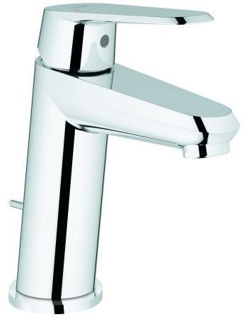 GROHE Eurodisc Cosmopolitan Einhand-Waschtischbatterie mit Zugstangen-Ablaufgarnitur, Chrom, 28 mm Keramikkartusche