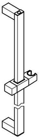 GROHE Euphoria Cube Brausestange 600 mm Chrom – Eckige Duschstange mit Gleiter und Gelenkstück